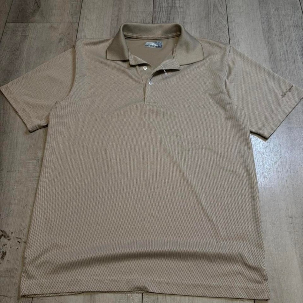 Custom Disney Goofy tan polo shirt medium men's‎